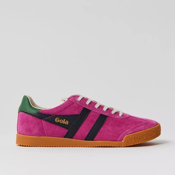 Gola Shoes - Gola Pink Suede Sneakers